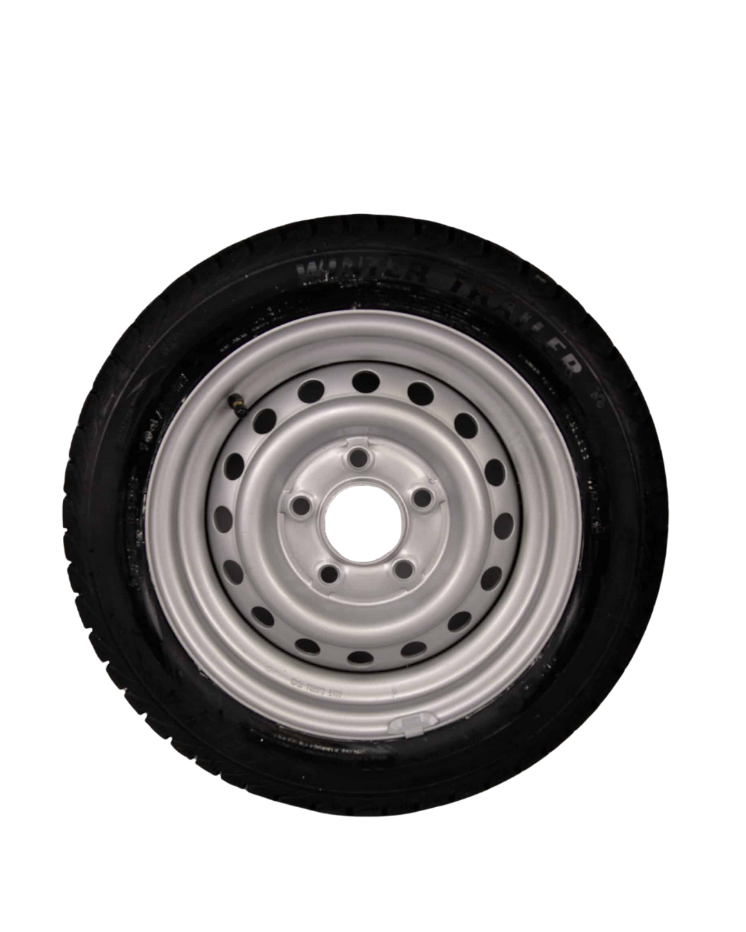 Nastarengas perävaunuun 195/50R13C8 teräsvanteella 5x112, kantavuus 900 kg